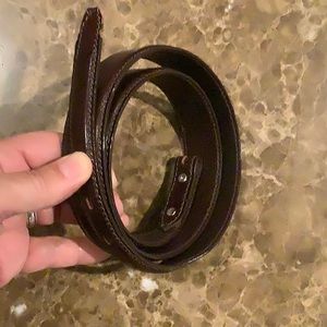 Men’s burgundy belt in size 38